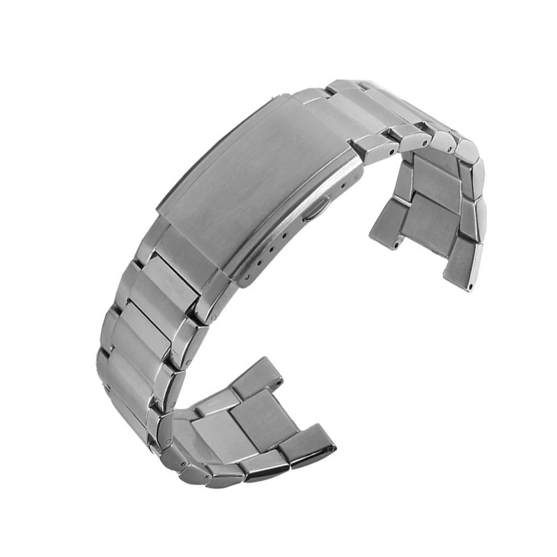 ل كاسيو G-SHOCK الصلب القلب GST-B500 GST-B500AD/BD/D الرجال الفولاذ المقاوم للصدأ حزام الساعات المعادن ساعة رياضية سلسلة فضي أسود