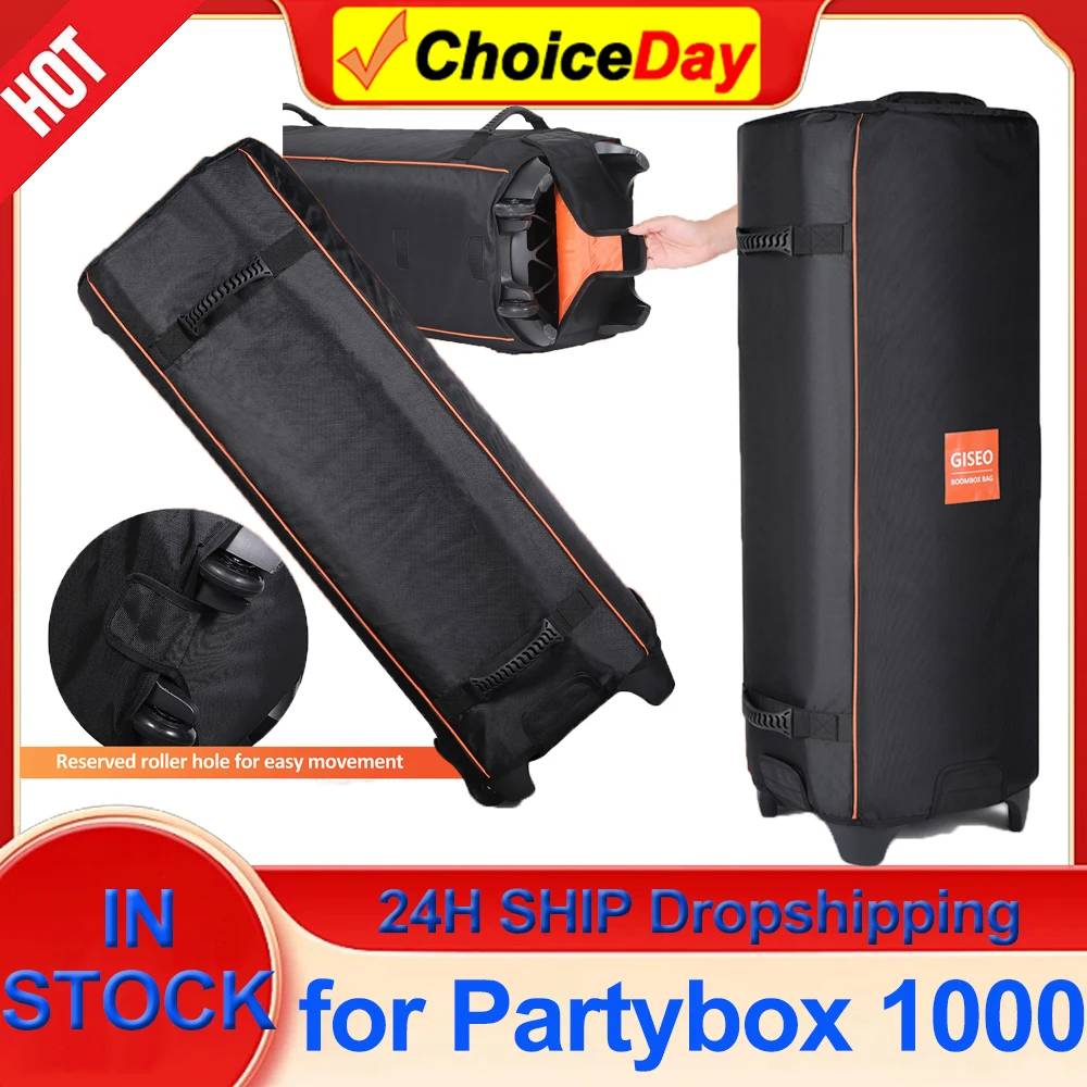 

Oxford Cloth Storage Bag Organizer with Handle Protection Speaker Storage Foldable Speaker Protective Case for JBL PartyBox 1000