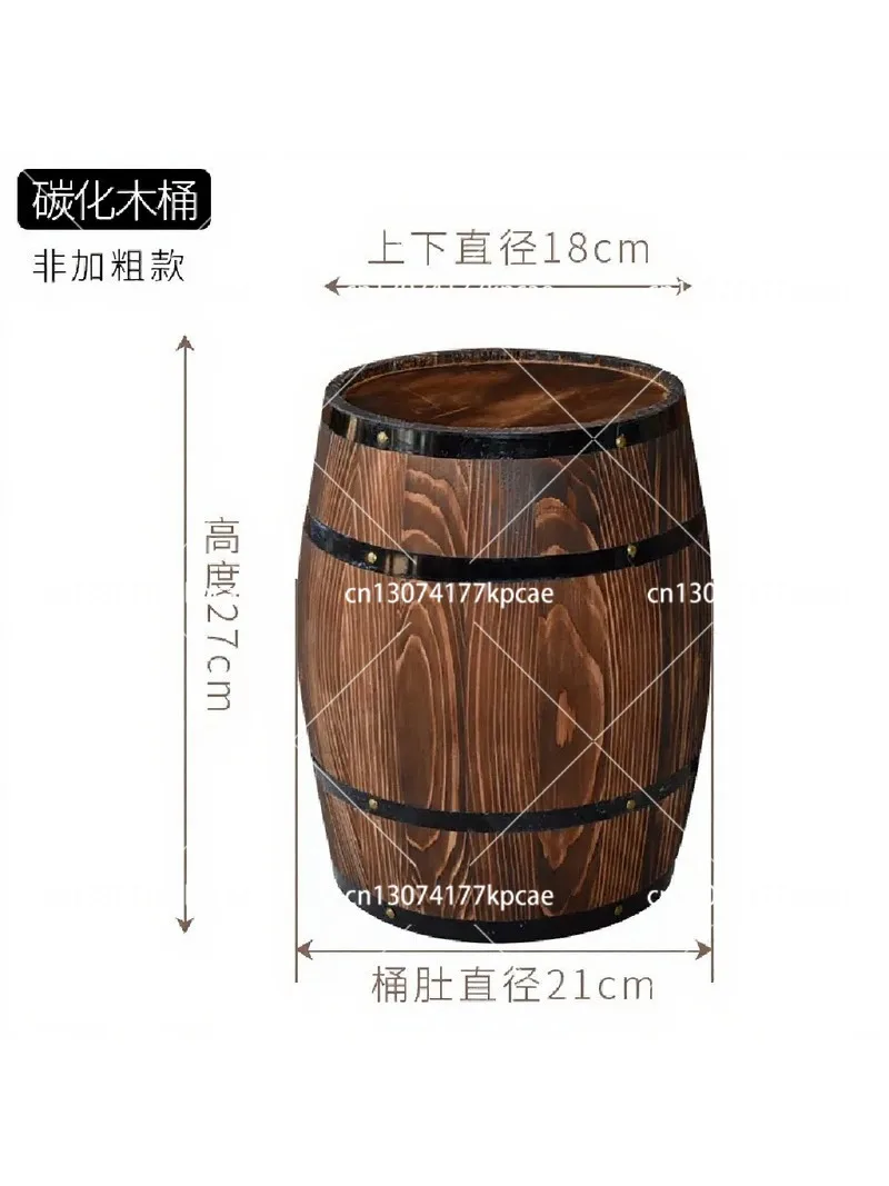 Oak Barrel Keg for Beer Wine Storage Home Bar Wedding Party Decoration