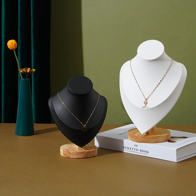 1 قطعة ، إطار عرض القلادة صورة نموذج الرقبة قلادة إطار المجوهرات ، نموذج الرقبة إطار عرض المجوهرات قلادة صور الدعائم