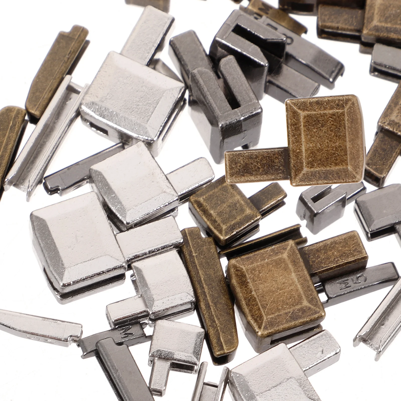 

1 set 1 Set Repair Kit Alloy Replacement Zipper Stops For Jackets Clothing Bags Tent Durable Metal Zipper Accessories