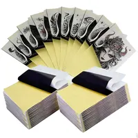 Papel de Transferencia para Tatuajes 200/100/50, Tamaño A4, Papel de Plantilla para Tatuajes, Papel de Copia Térmica de Carbono para Máquina de Transferencia de Tatuajes