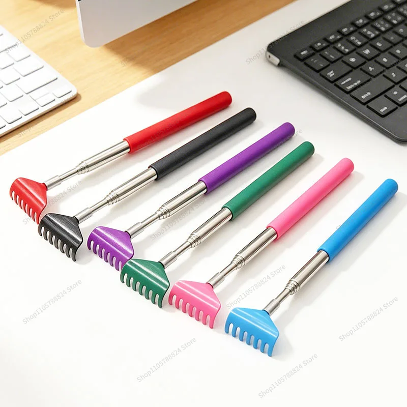 For Retractable Scratch Back Retractable Scratch Stainless Steel Back Scratch Rake
