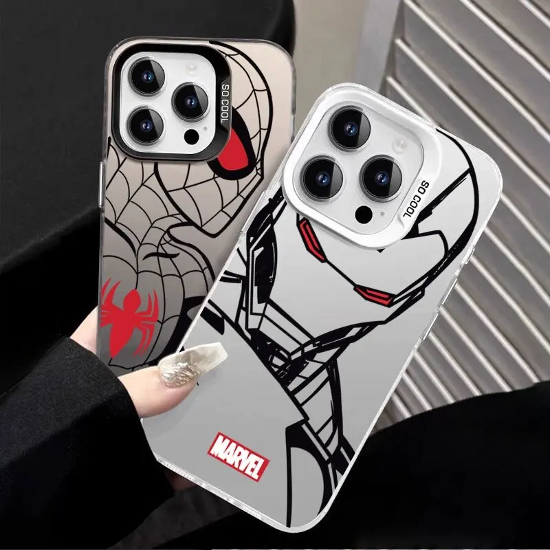 Funda Marvel Spider Man Iron Man para Huawei Honor 90 200 400 Pro Lite X9B X9A X8A X7B X6B Play 60 Plus Magic 5 PRO 7 Lite