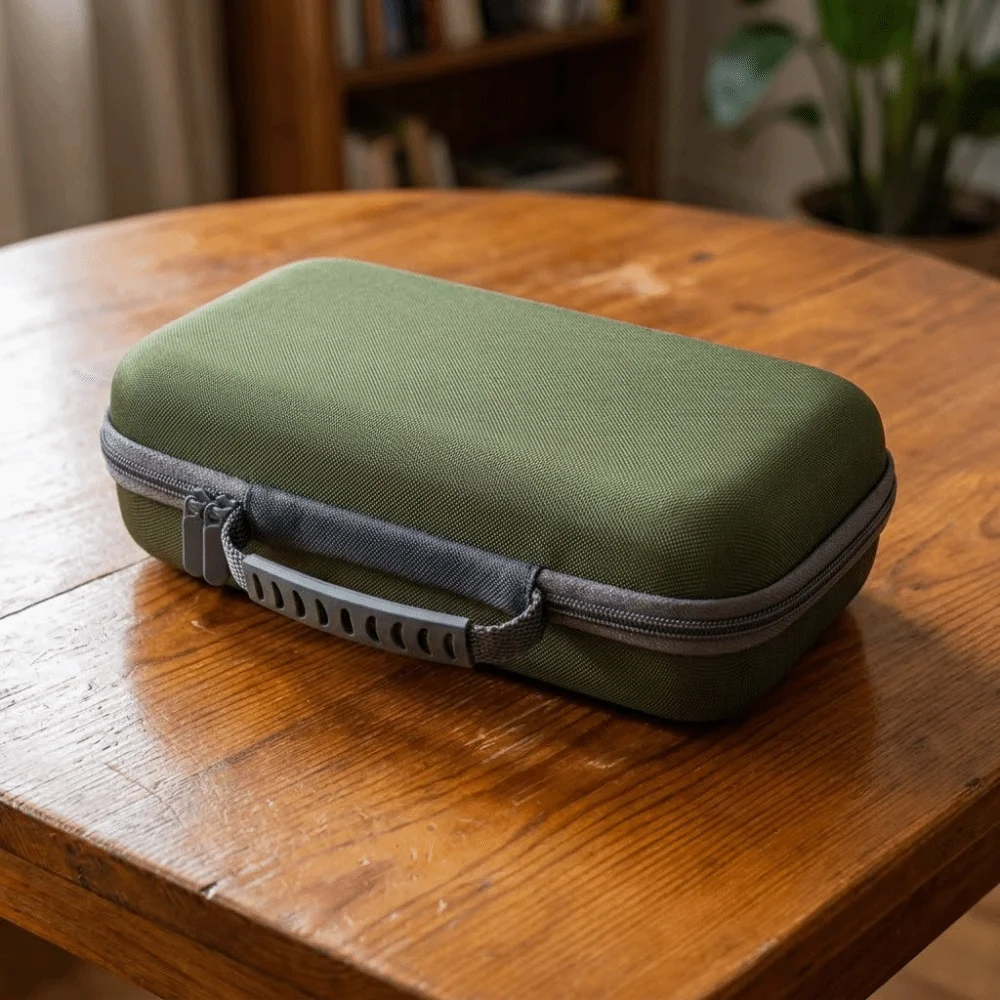 Hard Shell Microphone Storage Bag Drop Proof Water-Resistant Microphone Carrying Case Adjustable Handheld