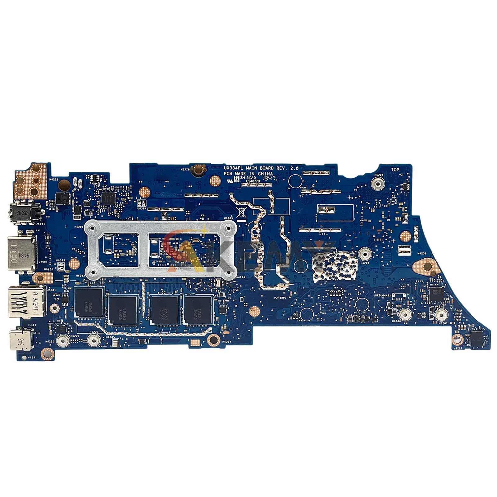 UX334FL Laptop Motherboard For ASUS ZenBook UX463FL U3600F U4600F UX334FL UX334F Mainboard With 10th Gen I3 I5 I7 100% Tests OK
