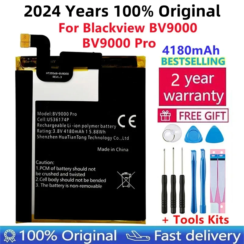 

100% Original New Latest Production BV9000 4180mAh Battery For Blackview BV9000 / BV9000 Pro High Quality Battery+Tools