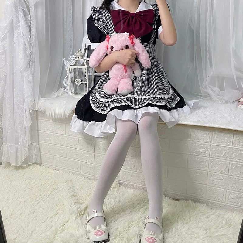 Robe de femme de chambre douce et fraîche Anime japonais, Cosplay Performance, GelLolita, Café