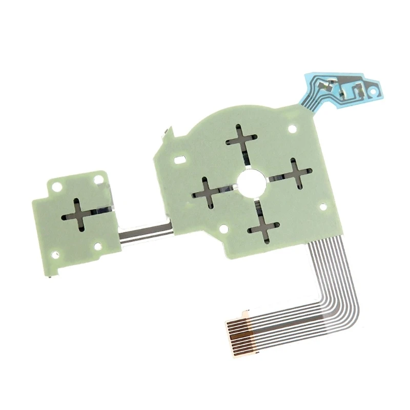 Nuovo Set di cavi flessibili per pulsante tastiera a nastro sinistro d-pad con gomma per PSP3000 PSP 3000 095