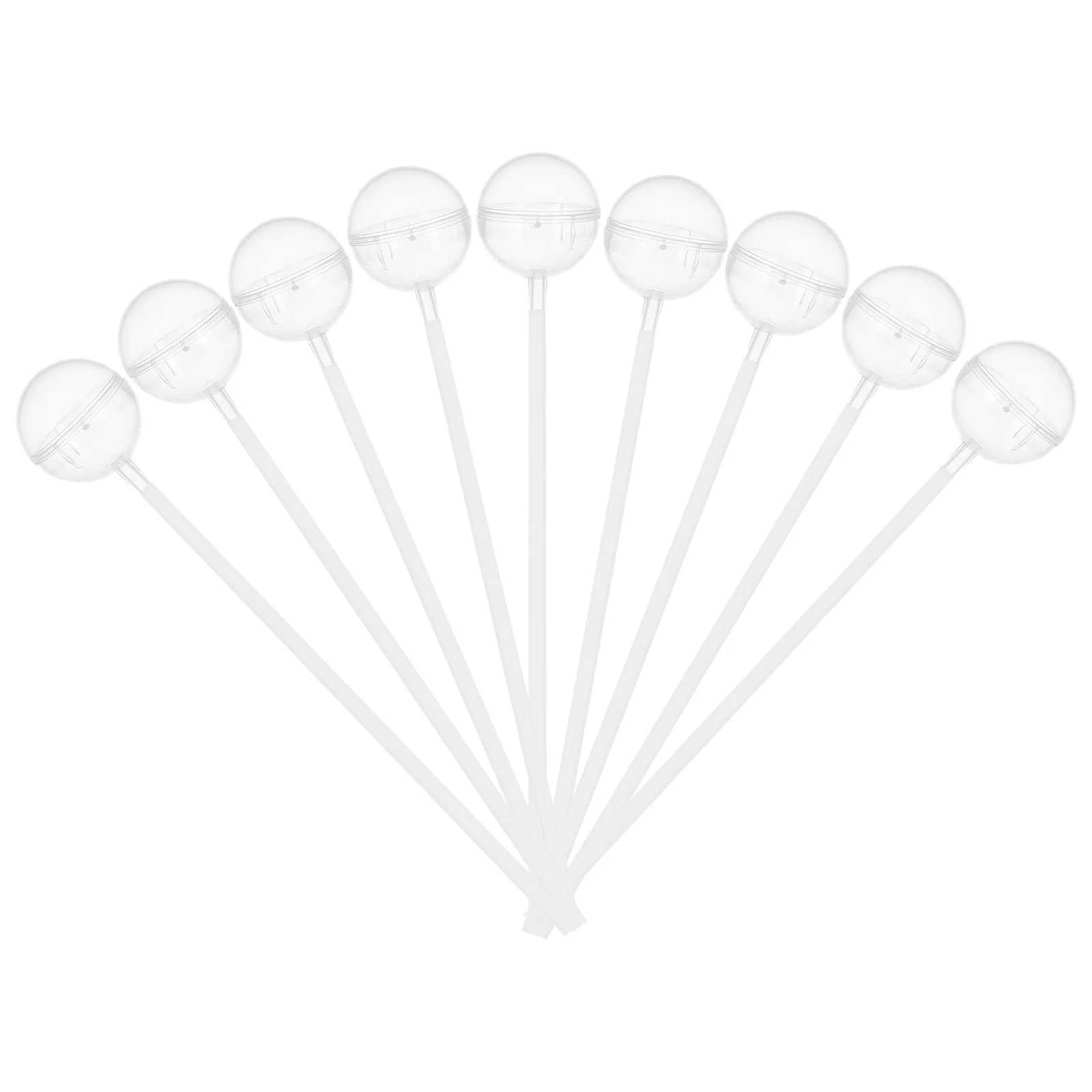 ฐานวางช็อกโกแลต 100 ชิ้น สำหรับตกแต่งดอกไม้พลาสติก งานแต่งงาน DIY ฐานวางลูกบอลช็อกโกแลต ที่รองช่อดอกไม้ขนม