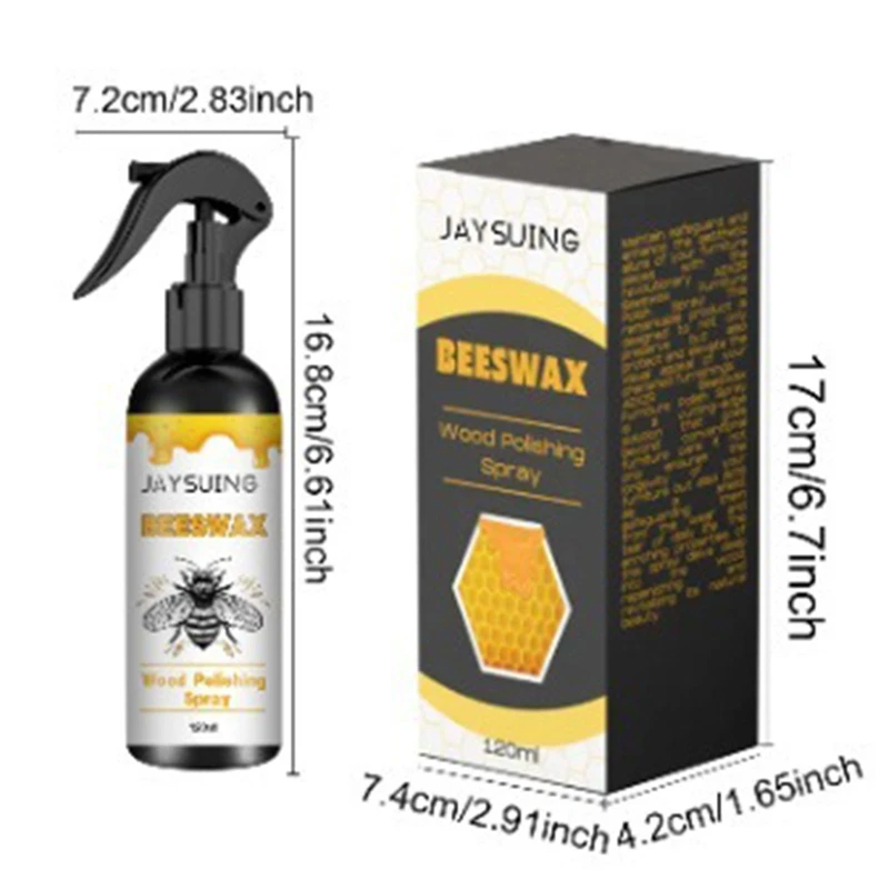 Y1UB Effortlessly Repair and Polish Your Furniture with Bees wax Furniture Polish