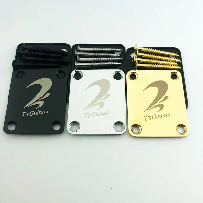 

Guitar Neck Plate For T S Electric Guitar,Including screws Gold/Silver/Black