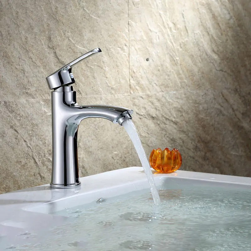 RETHME حوض بالوعة الحمام صنبور الفضة صنبور المياه اليد المياه حوض حوض الحمام الحمام سبلاش مكافحة الساخن والساخن صنبور