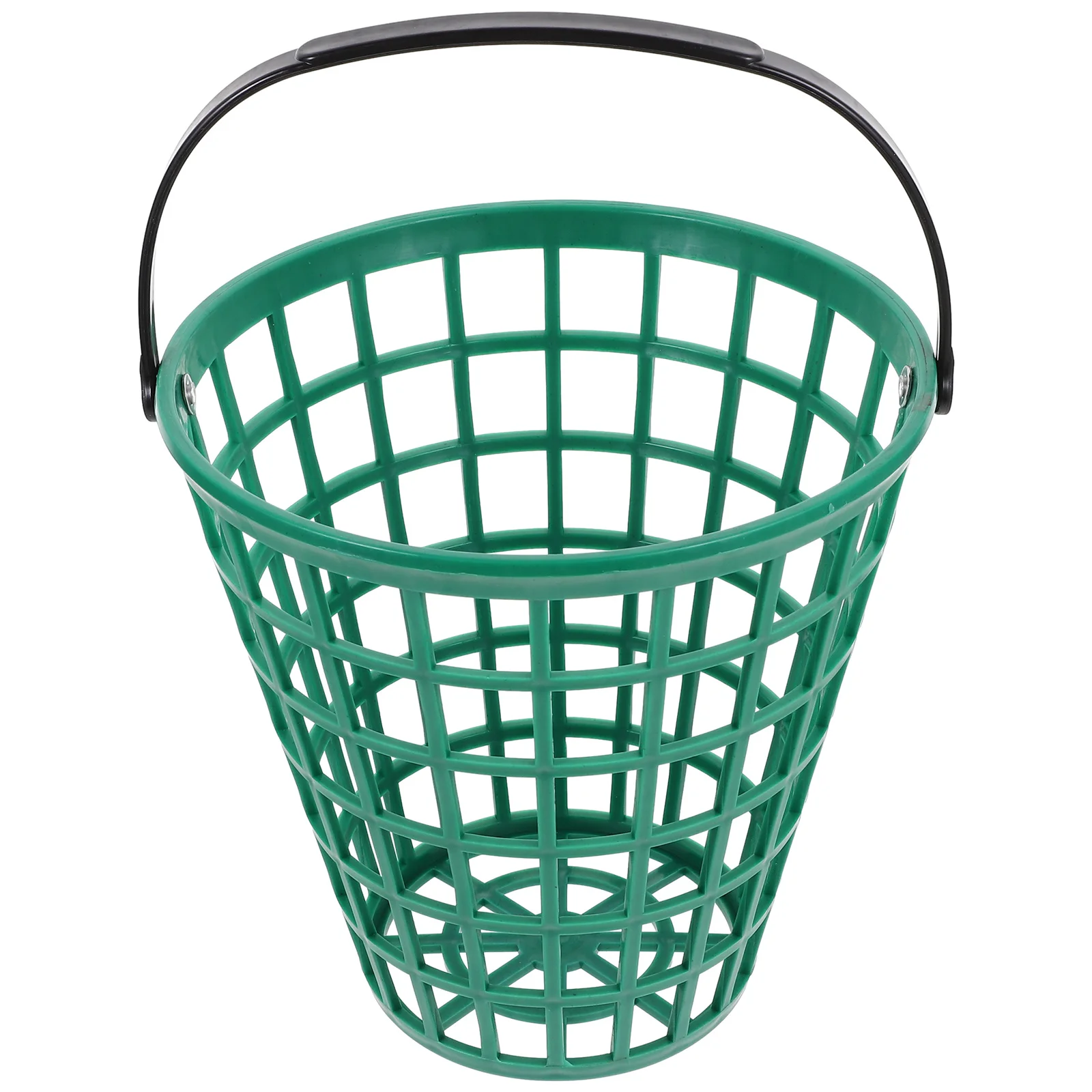 75 قطعة سلة كرة الغولف الأخضر دائم في الهواء الطلق الكرة تحمل دلو تكويم المدى دلاء مقبض قابل للطي الاستخدام الثقيل اللياقة البدنية