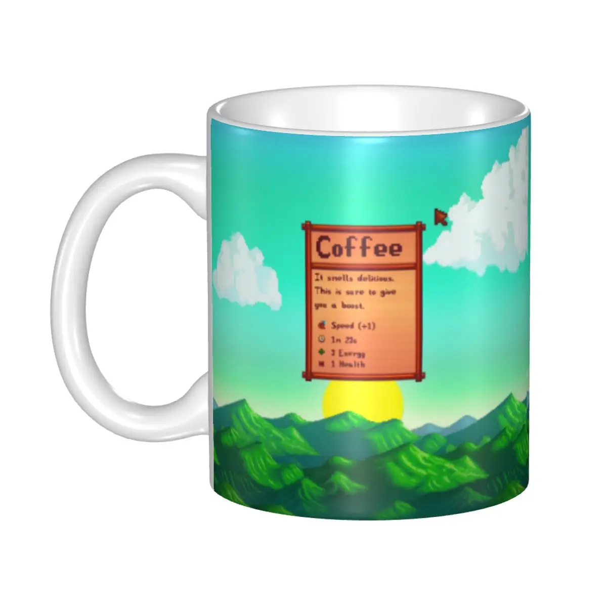 Maßgeschneiderte Stardew Valley Video Gamer Kaffeetasse DIY Keramik Tee Milch Tassen