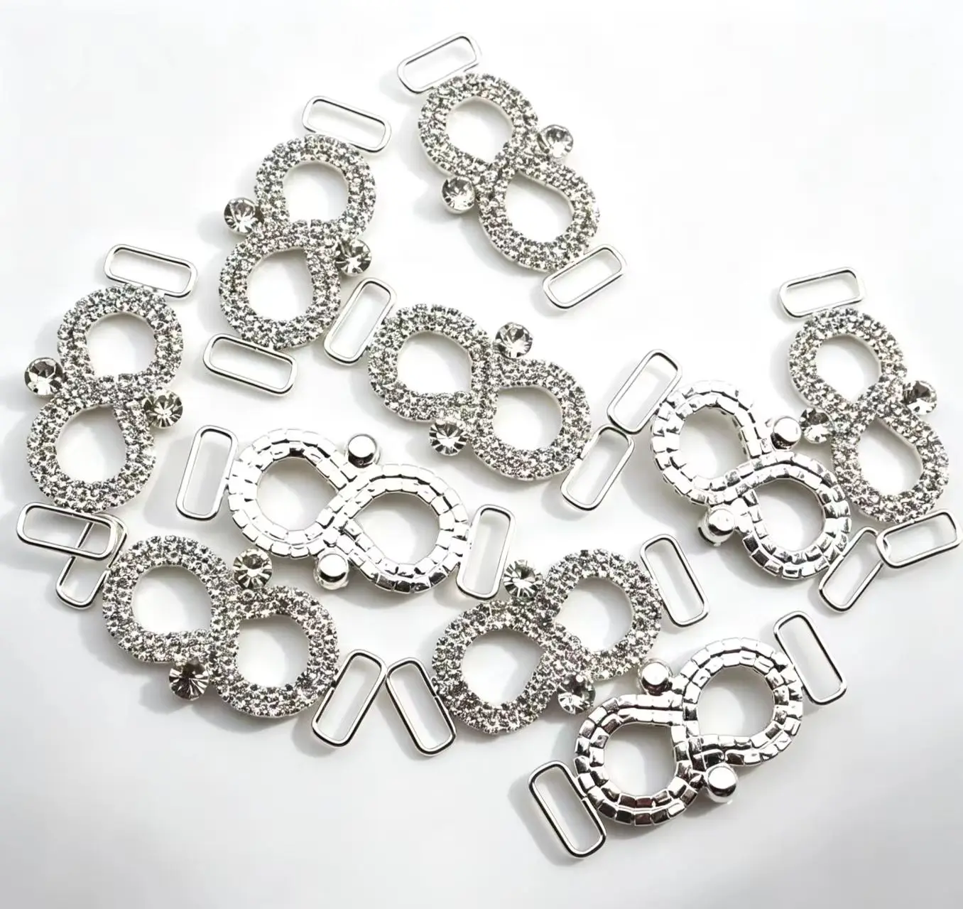 fivela-de-biquini-em-liga-com-strass-conector-de-cristal-em-formato-de-8-10-pecas-pacote-para-moda-praia-vestido-de-noiva-fabricacao-de-pulseiras-e-colares