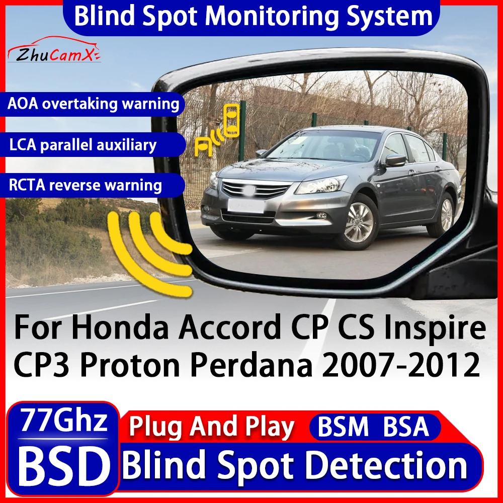 

BSD Blind Spot Detection Monitoring Warning System Lane Assistance For Honda Accord CP CS Inspire CP3 Proton Perdana 2007-2012