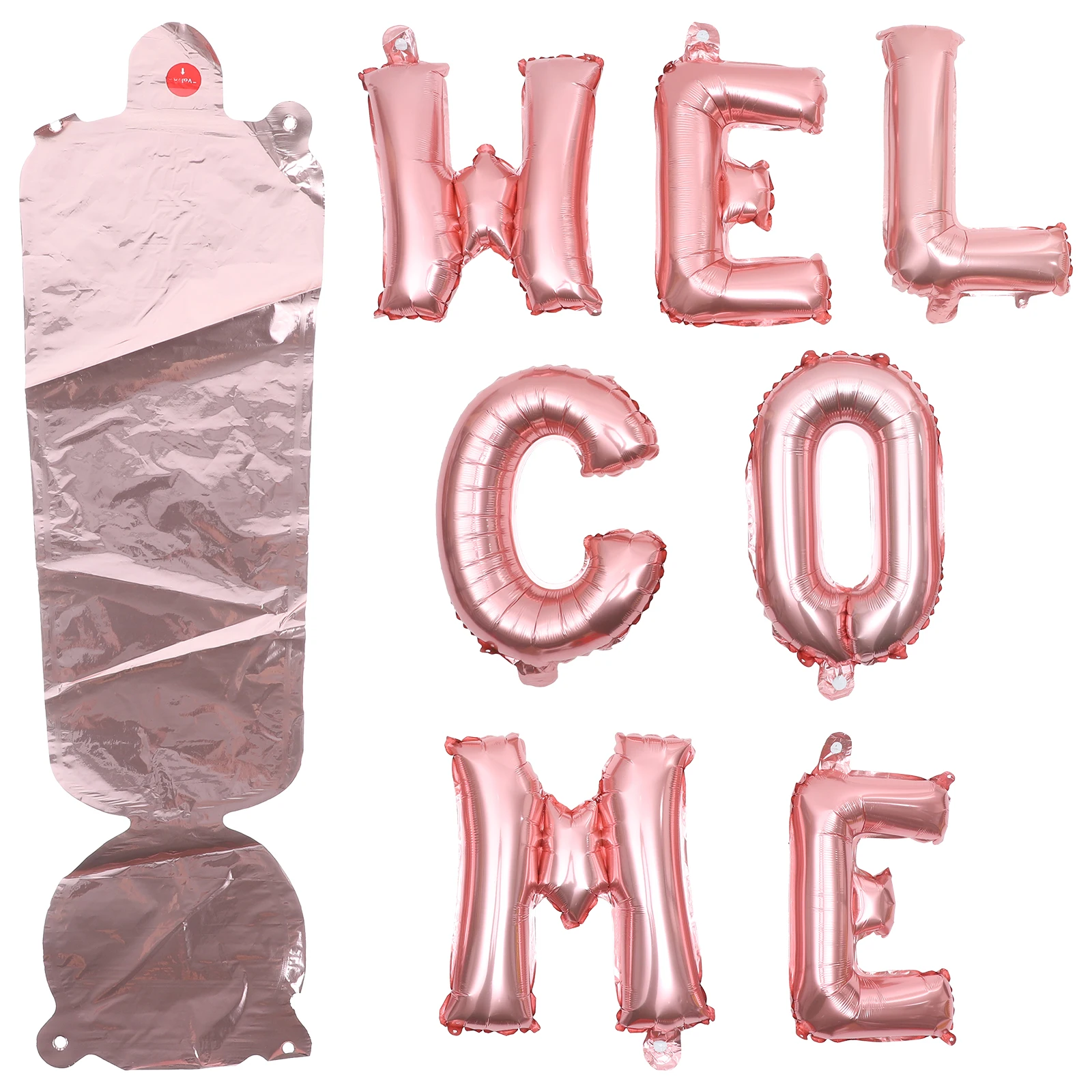 

Welcome Balloon Decor Assorted Iridescent Letter Party Foil Balloons School Classroom Office Kindergarten Birthday Celebration