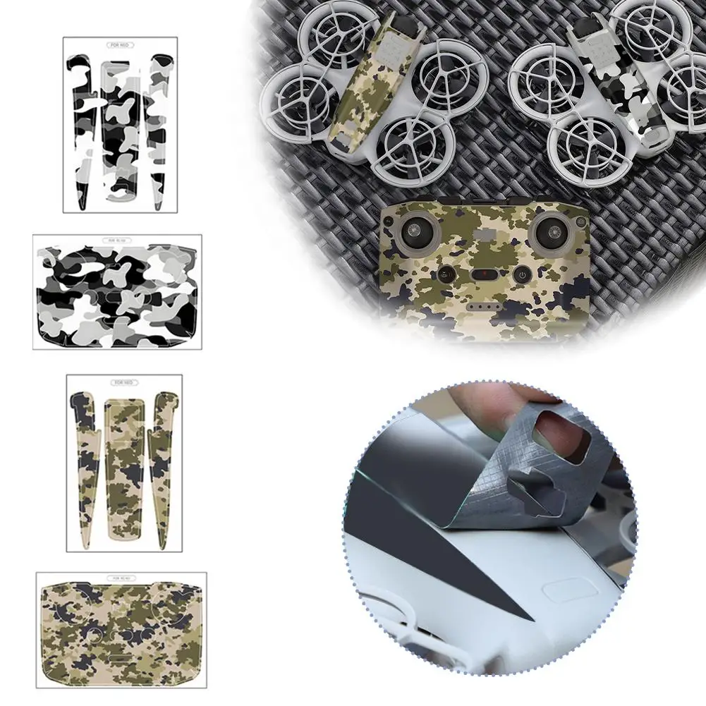 

PVC Sticker for DJI Neo Colorful Camo Decorative Sticker Combo Protective Film Anti-Scratch Cool Skin for DJI Accessoriess S0G1