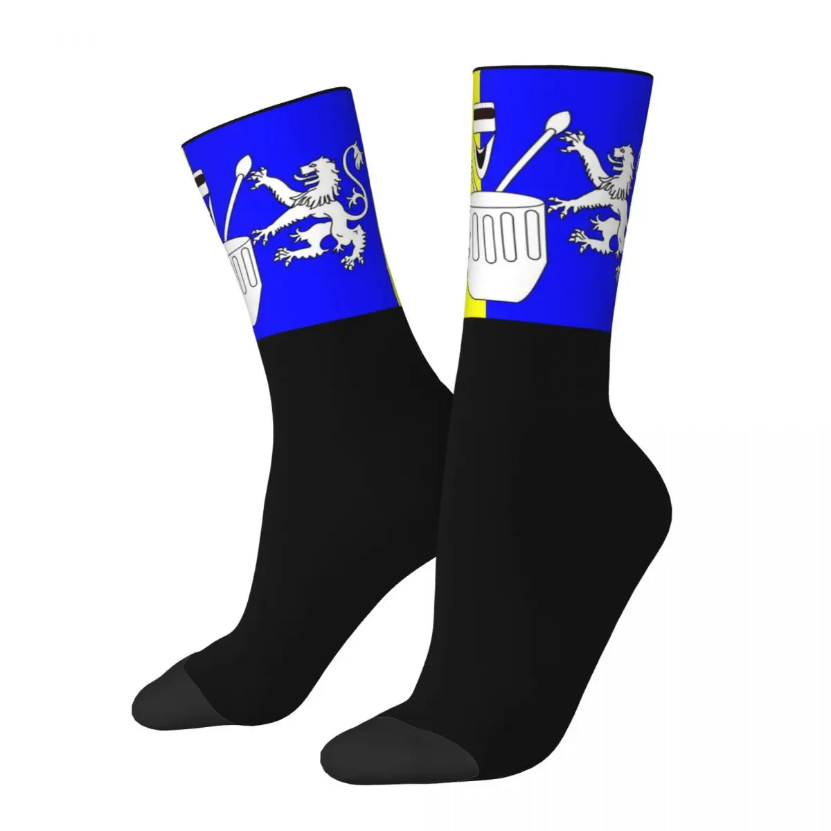 Tour of Flanders Feel Ronde Van VlaPanama en Merch Chaussettes unisexes super douces, Chaussettes chaudes imprimées en 3D Happy Street Style, Chaussettes en élan