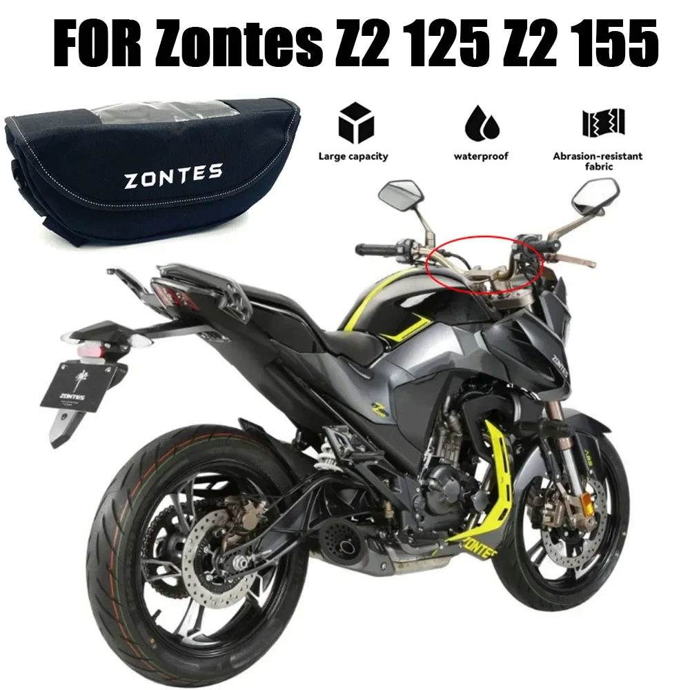 

FOR Zontes Z2 125 Z2 155 125Z2 155Z2 Z2 Motorcycle Waterproof Bag Navigation Universal Motorbike Tool Backpack Portabl