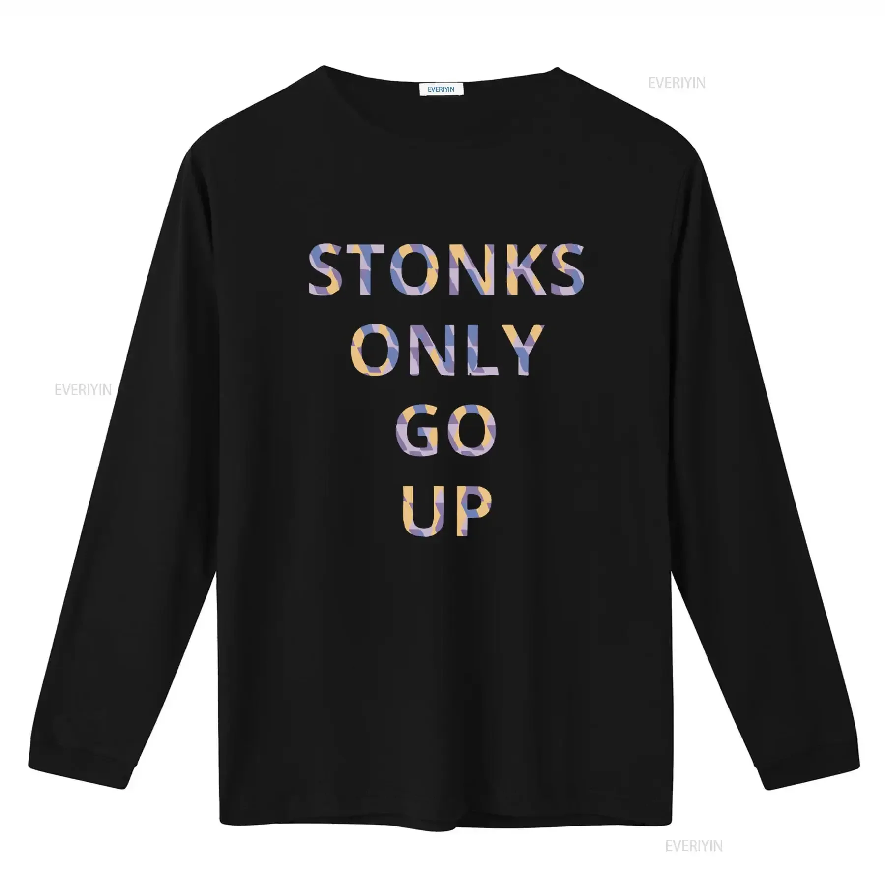 Stonks Only Go Up Stock Market Investor Unique Design New Age Money Merch T Shirt vintage Washed Stylish fashion streetwear