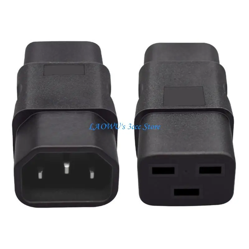 

Y8AD Compatibility IEC C14 To C19 Power Adapter, 10A Male To 16A Female PVC Electrical Connector