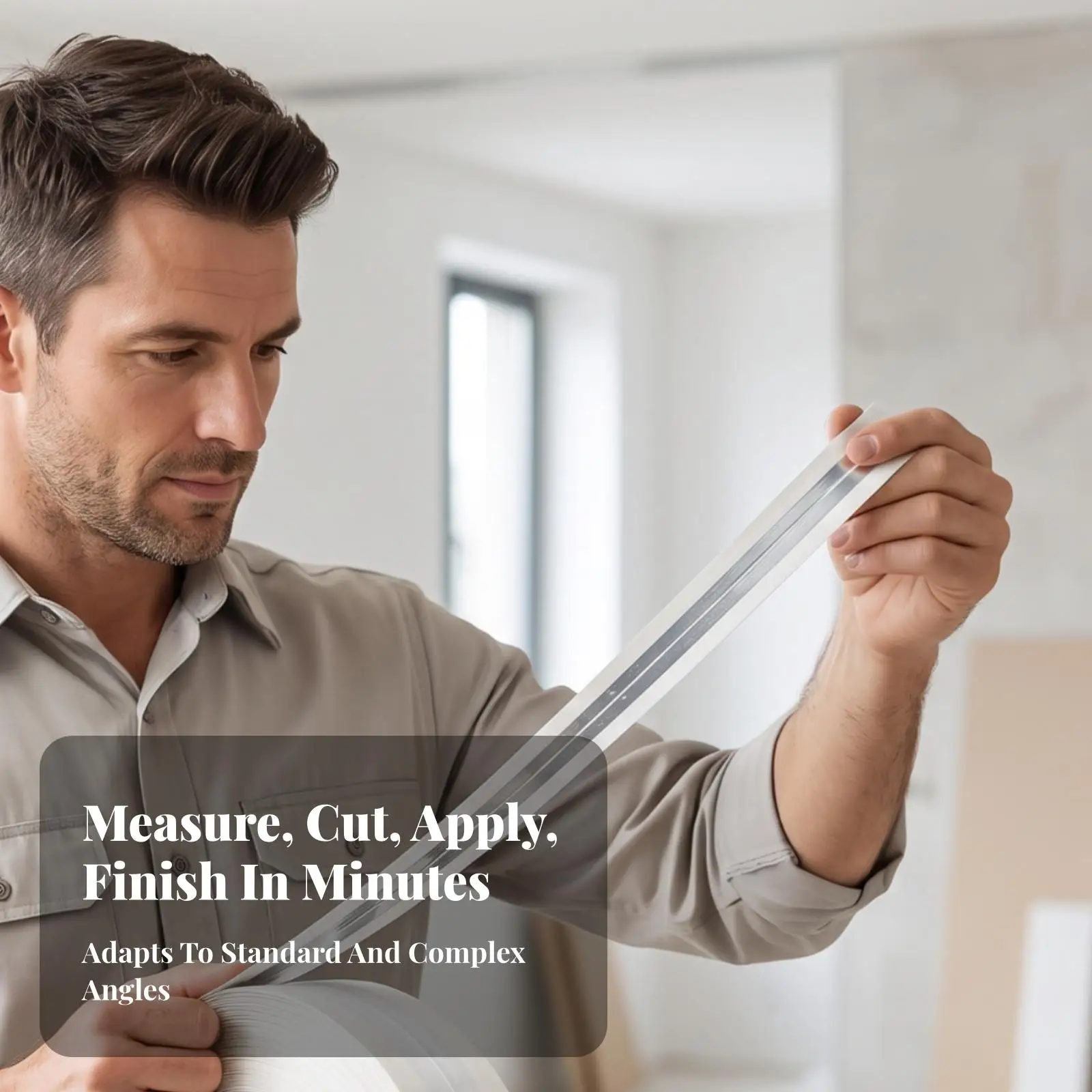 Flexible Metal Corner Tape for Drywall Edges Aluminum Kraft Paper Strip Protector for Smooth Wall Joint Finishing