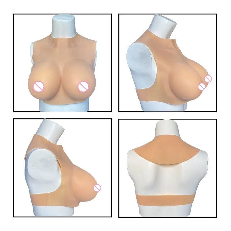 أشكال الثدي من السيليكون محسن لـ Trans Crossdresser المشاهير تأثيري الثدي وهمية واقعية الجلد الحلمة أريولا طبطب لينة هزة