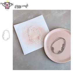 Piggy Craft metal cutting dies cut die mold Easter eggs Scrapbook paper craft knife mould blade punch stencils dies