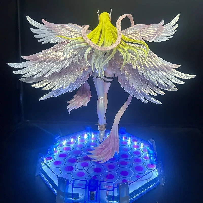 Monstruo Digital Gk, Altar de Luna, Ángel, bestia, Hada, bestia, estatua brillante, modelo en caja, figura coleccionable de Anime, origen japonés