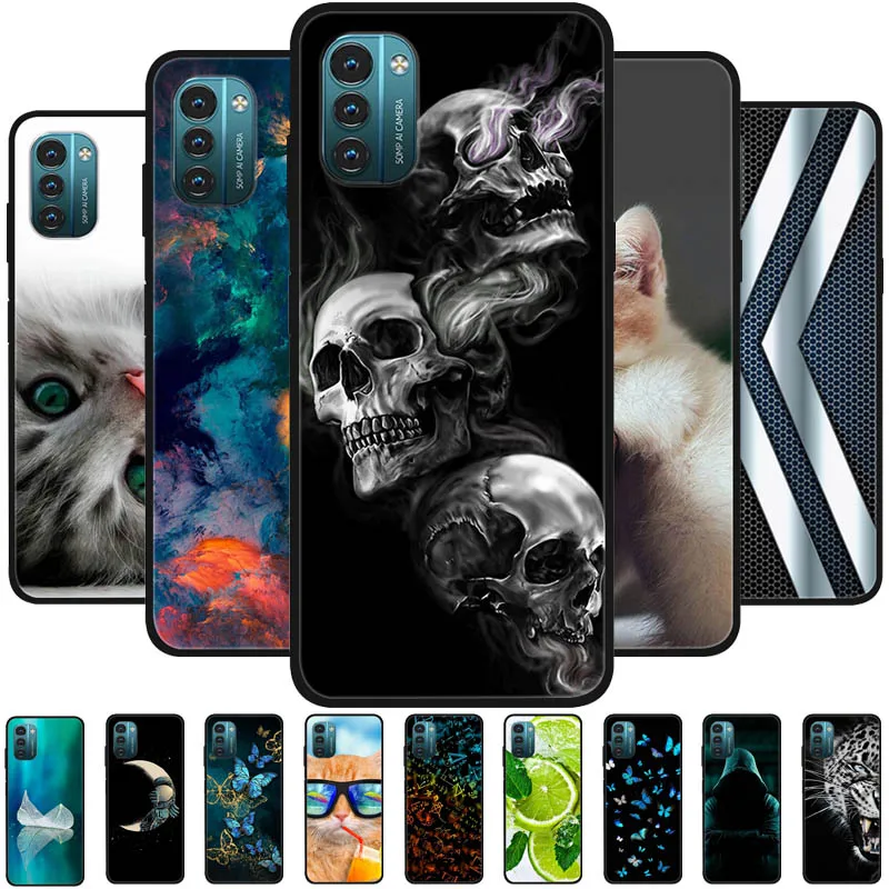 Para Nokia G21 funda para Nokia G11 Fundas nuevo negro suave silicona TPU funda protectora de teléfono para Nokia G11 G21 parachoques Coque