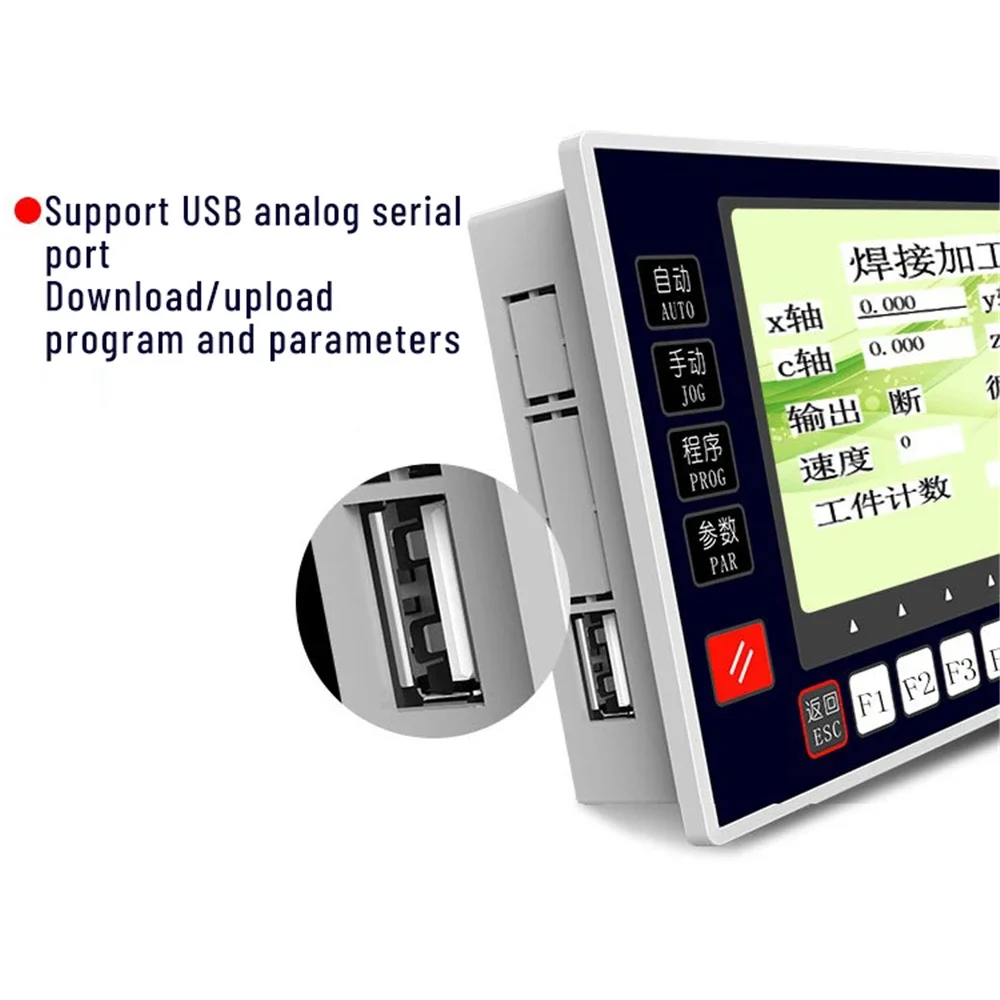 Servo motor de passo cnc controlador de movimento offline controlador programável de 1-4 eixos rs485 tc55v roteador de gravação usb