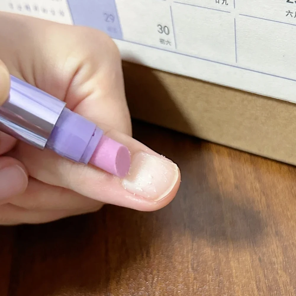 Pluma removedora de cutículas y piel muerta para uñas, empujador con aroma de flor, aceite para cutículas, pluma de esencia 3 en 1, pluma de reparación de aceite para nutrición de uñas antibarb, 1/2 unidades