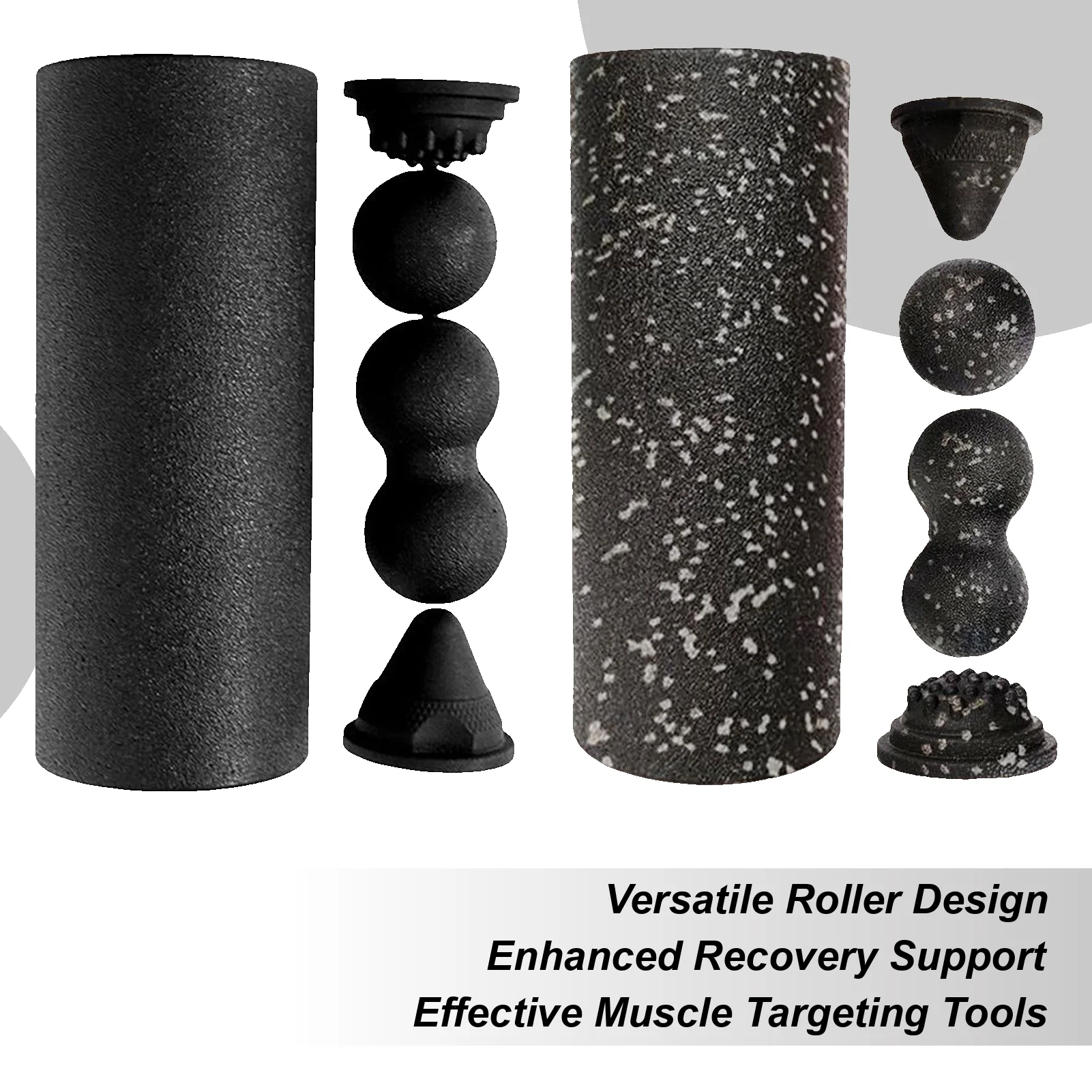 

Foam Roller Set High Density Workout Roller Foam Deep Tissue Massager Wheel Workout Equipment For Hotel Leg Muscles Training