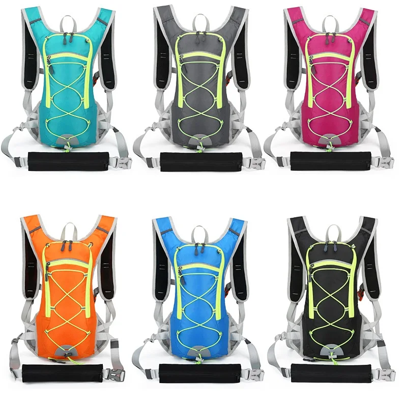 Bicycle Backpack With 2L Water Bag Tank  Waterproof Cycling Running Hiking Sports Rucksack Riding Bike Hydration Bladder