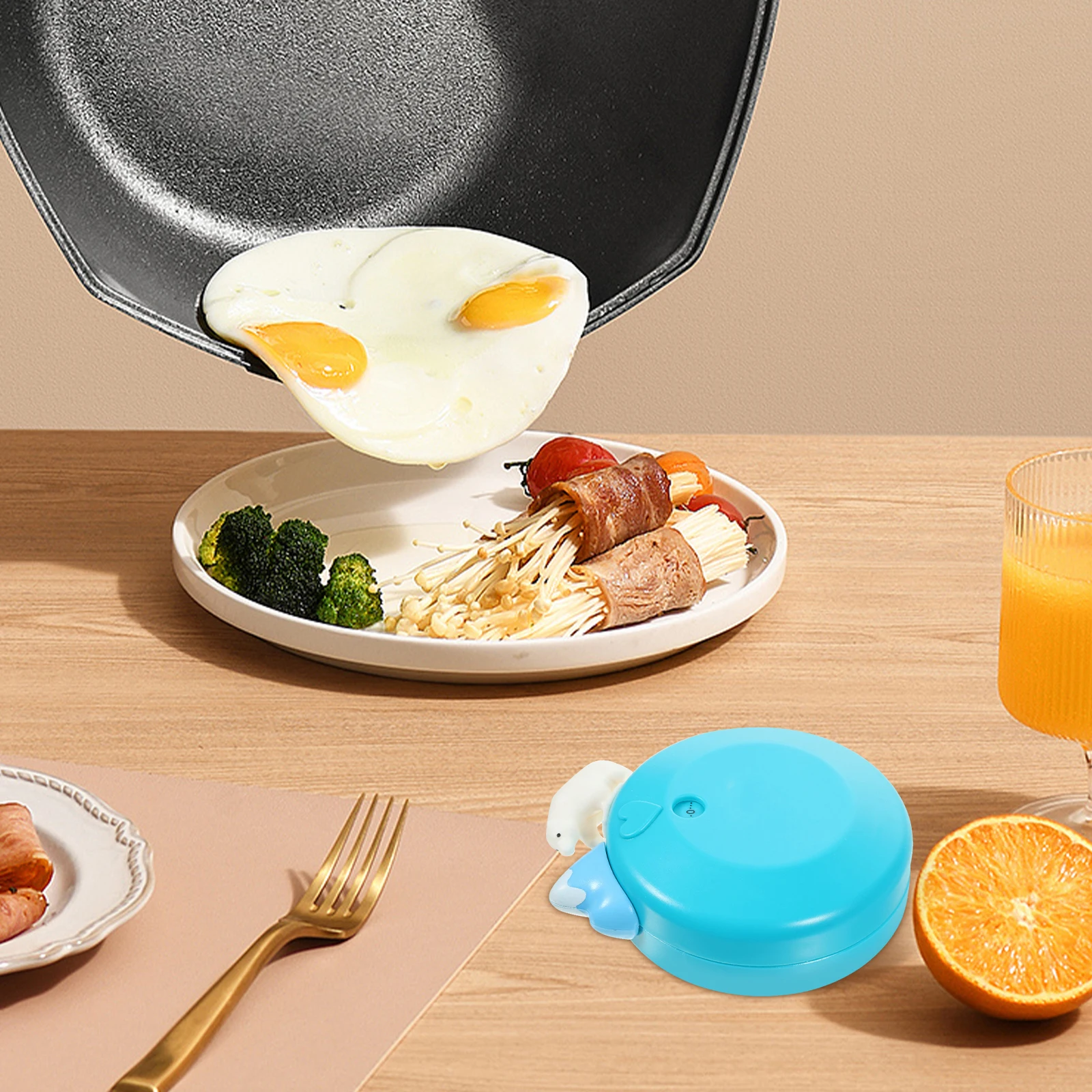 Mechanical Kitchen Timer Magnetic Reminder Cute Plastic Durability Modern Creative Timer Cooking