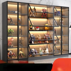 Display cabinet, bookcase, glass door, Lego storage cabinet, toy statue display cabinet, model storage cabinet