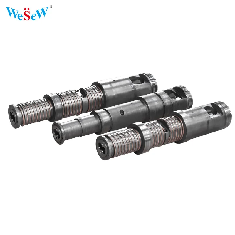 oem-advanced-customized-injection-screw-service-pvc-pe-pipe-profile-recycle-extruder-twin-conical-screw-barrel
