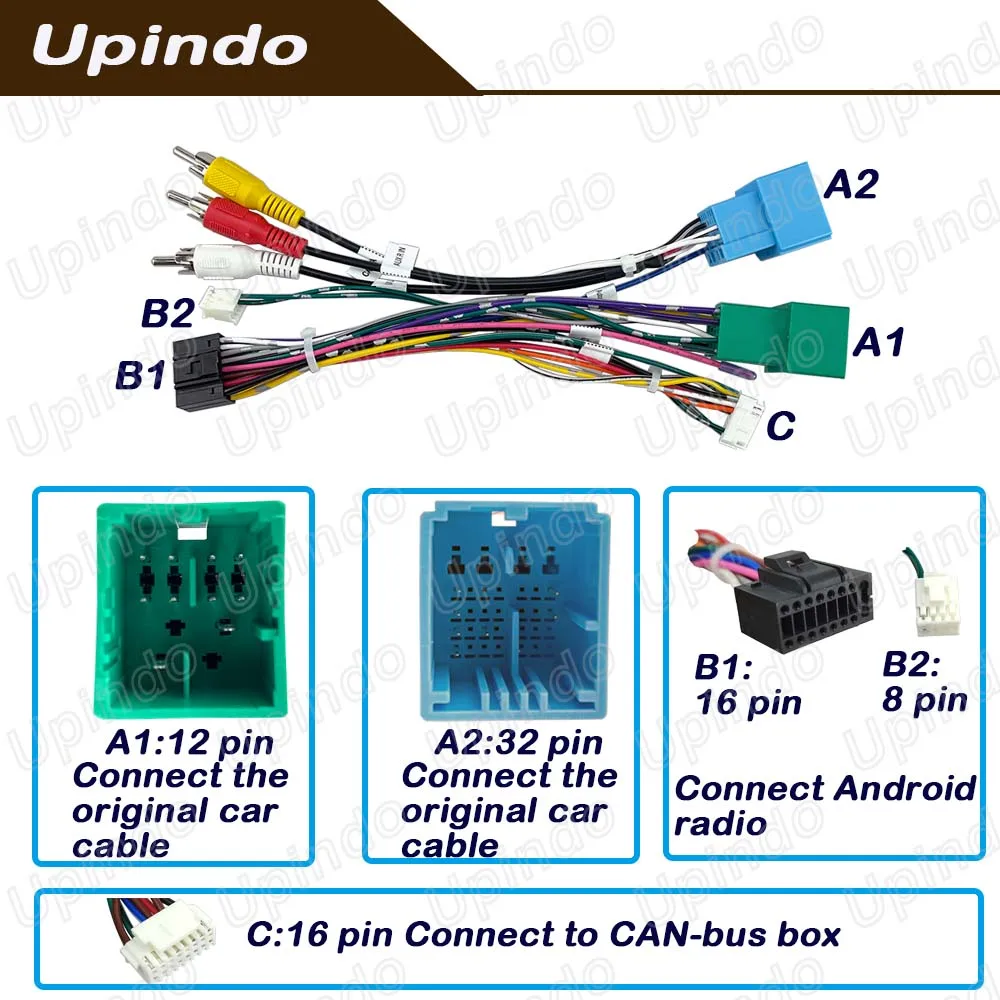 أندرويد راديو سلك تسخير مع CAN-bus محول التوصيل والتشغيل Pentru Fiat Strada Toro (2018-2021) الراقية