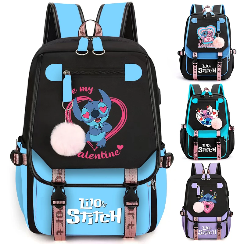 Sanrio Kuromi Backpack for Girl Boy Teen Student Back To School Backpack Women Rucksack Children Gift Canvas Usb Laptop Mochila