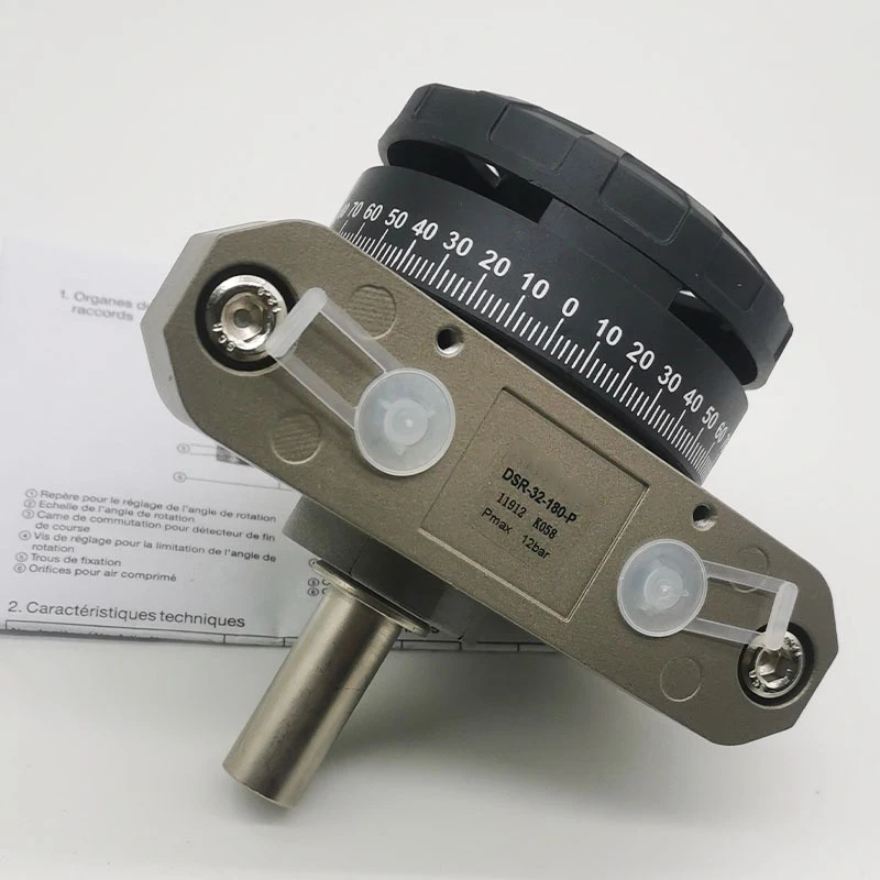 Oscillating rotary cylinder DSRL/DSR-10-12-16-25-32-40-180-P-FW Rotary cylinder DSR Series