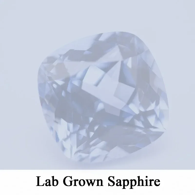 

wholesale Lab Grown Sapphire Cornflower Color Square Cushion Shape VVS1 Gemstone Beads for Jewelry Making Rings Selectable AGLte