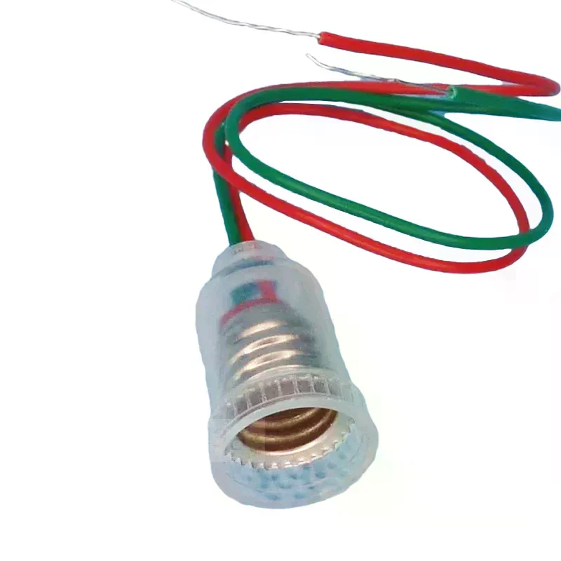 10Pcs E10 Lamp Holder With Wire E10 Bulb Base Socket Educational Teaching Instrument Equipment Experiment Parts Accessories