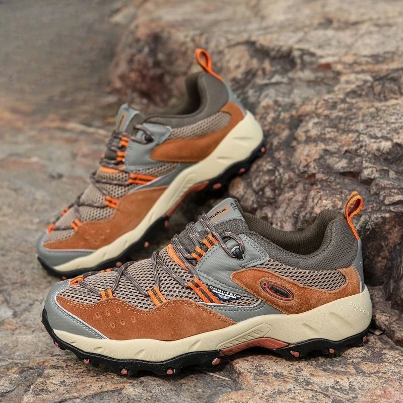

2026 New Arrival Mountain Hiking Shoes Men Breathable Climbing Shoe Anti-Slippery Outdoor Walking Shoes Wearable Hiking Gym Shoe