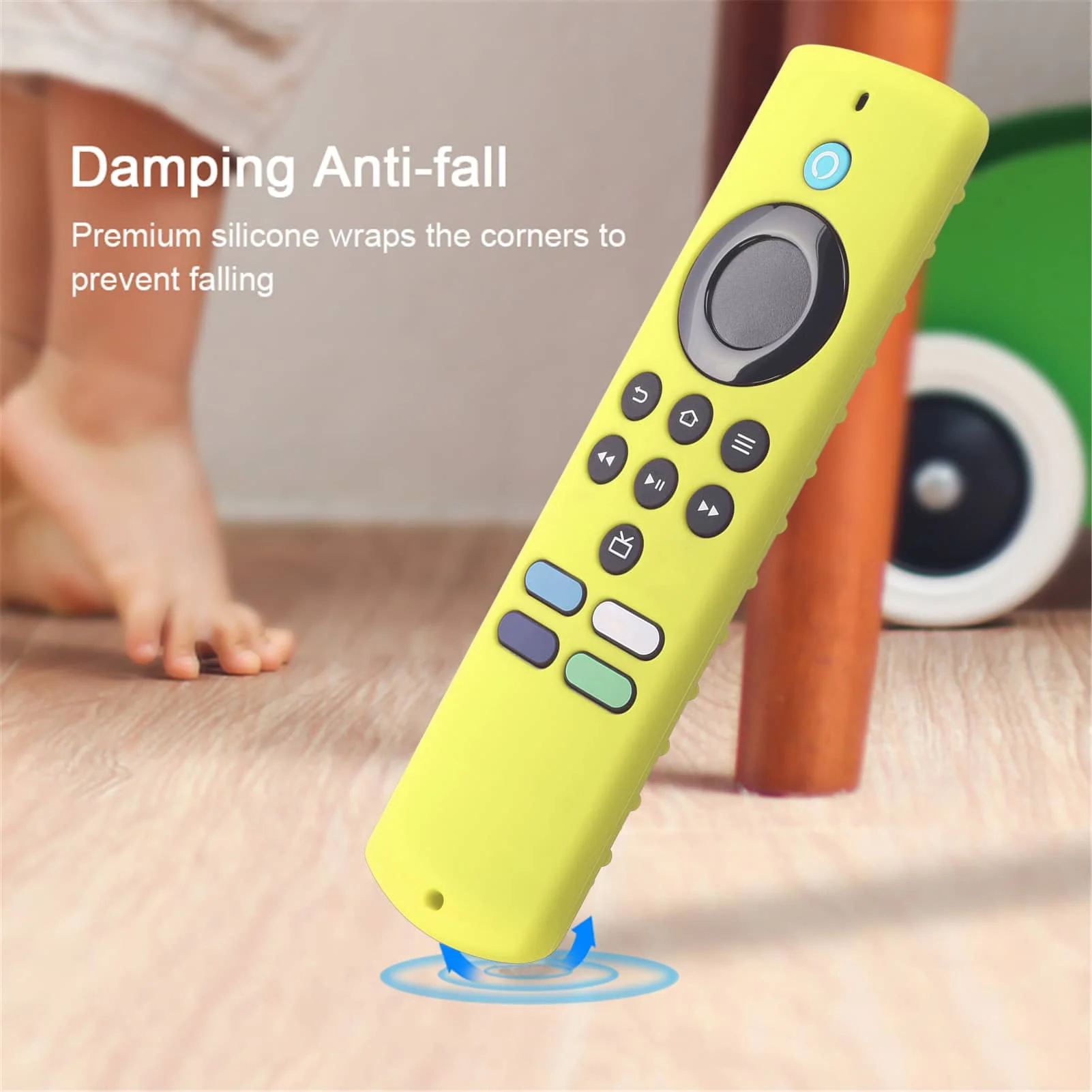 Silicone Case ForAmazon Fire-TV Stick Lite Remote Control Shockproof Anti-Slip Replacement for Fire-TV Stick Lite 2021