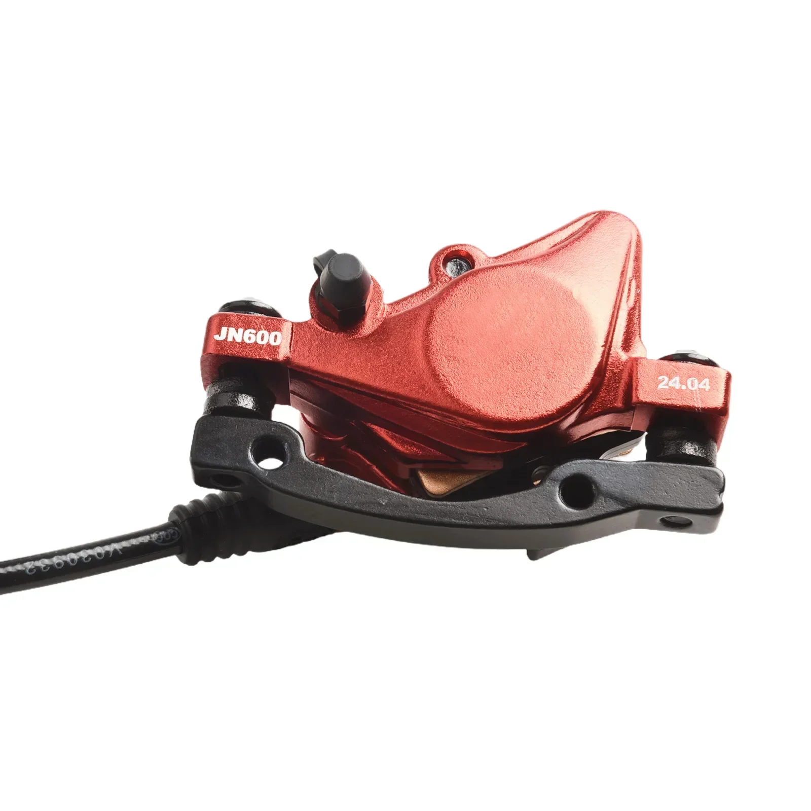 Shift Sensor Powerful Hydraulic Brake System for Electric Bicycles Red Color Suitable for Models with 160mm Discs