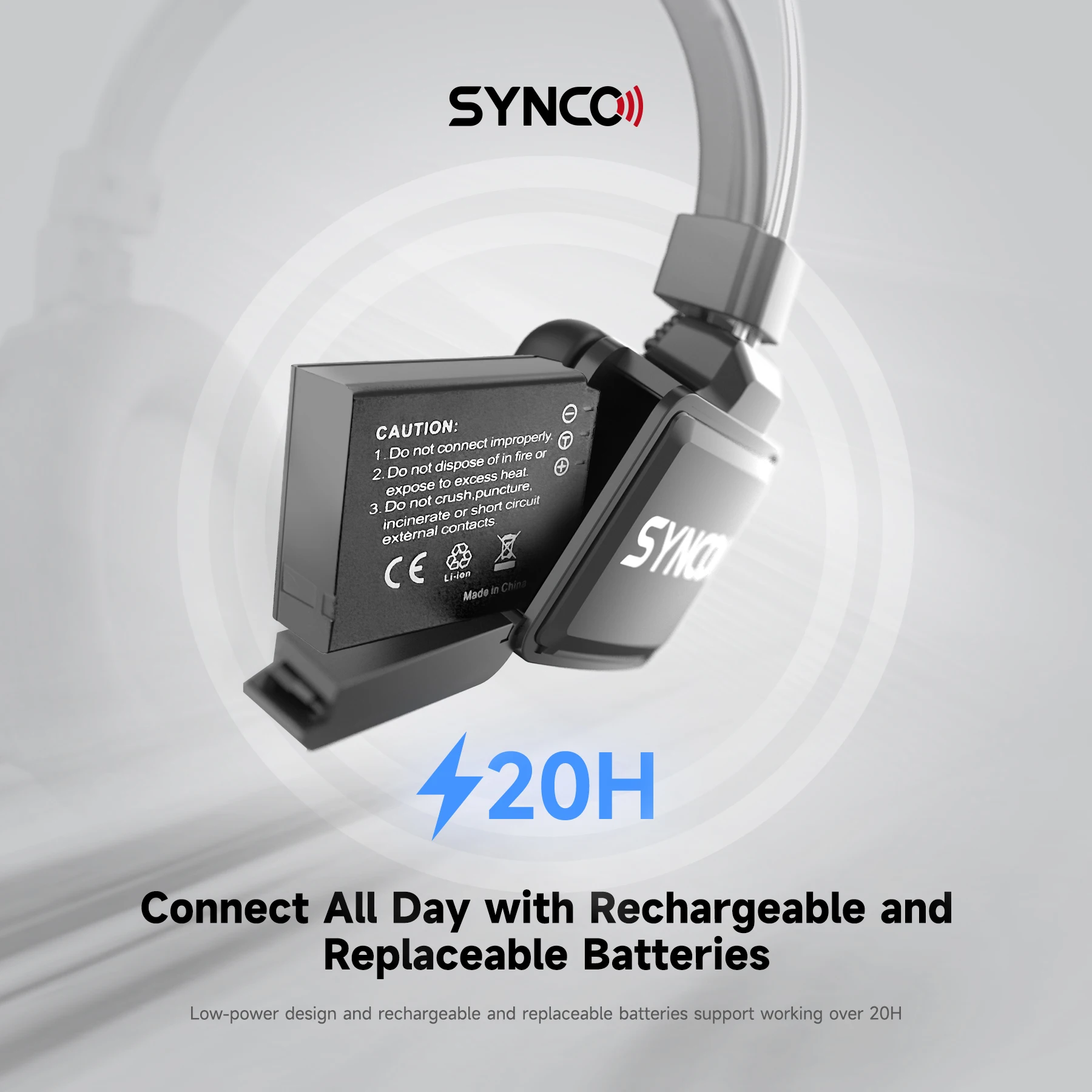 Synco XTalk X5 2.4GHz Wireless Intercom System ชุดหูฟังระยะไกลไมโครโฟนไร้สาย 700M ระยะทางขยายทีมการสื่อสาร MIC