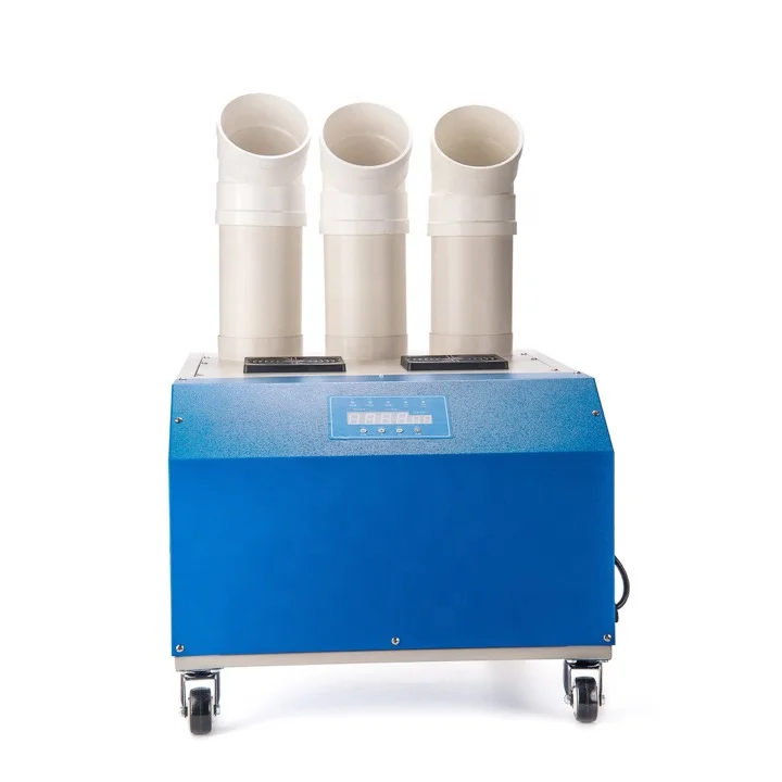 45kg/hour Large Area Industrial Ultrasonic Humidifier Humidistat Electric Power Source For Hotel Outdoor Egg Incubators 1 Year