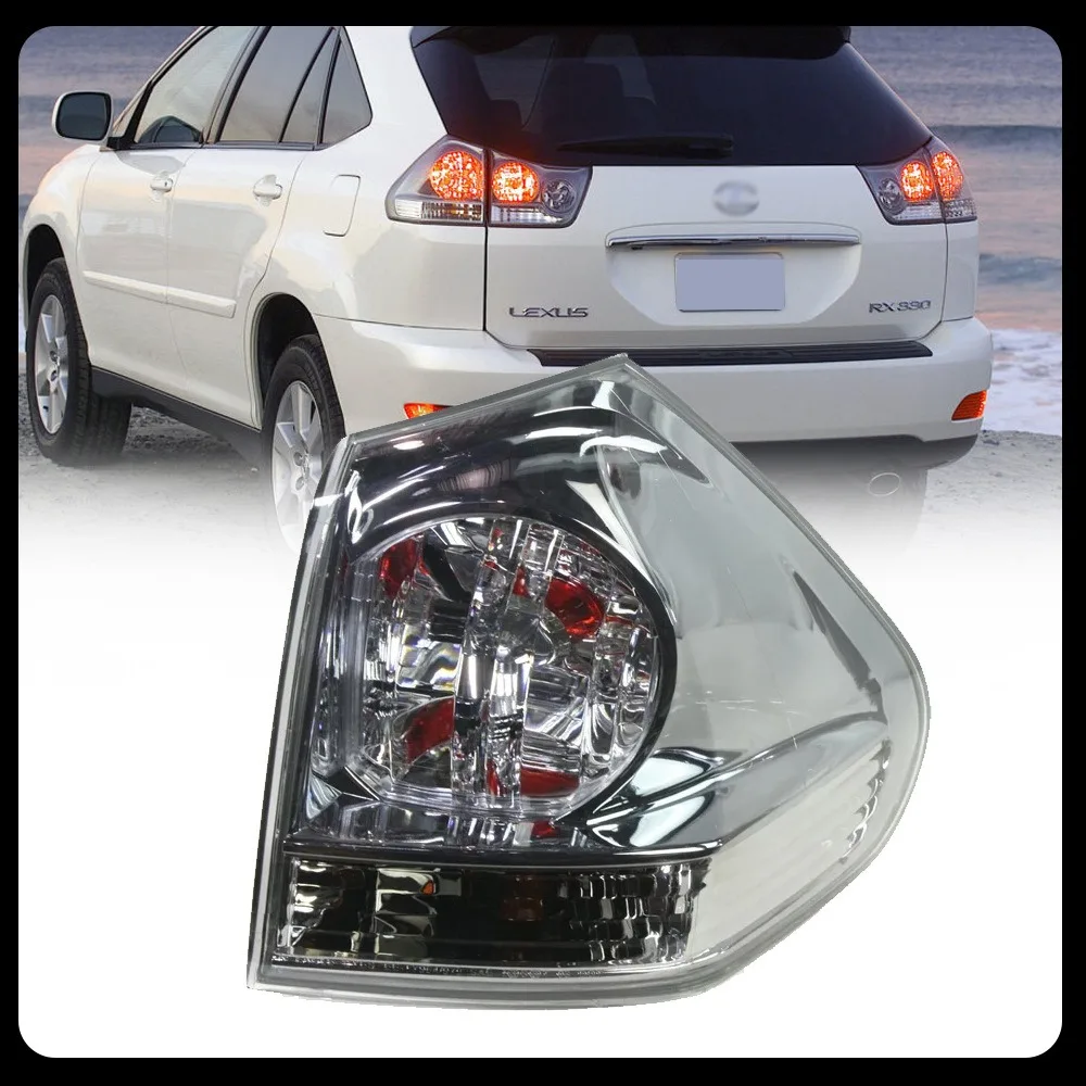 

Brand New Tail Light Covers for Lexus RX300/330/350 03-08, Outer Inner Taillights, Backup and Brake Light Housing 815500E010